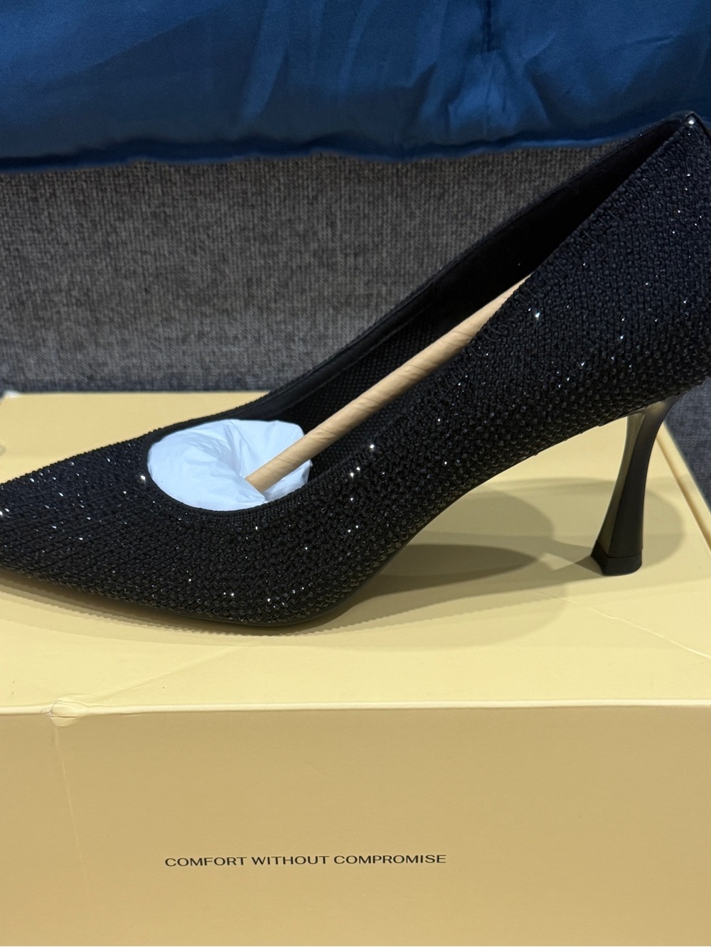 Black Women's Stiletto Heel Pump